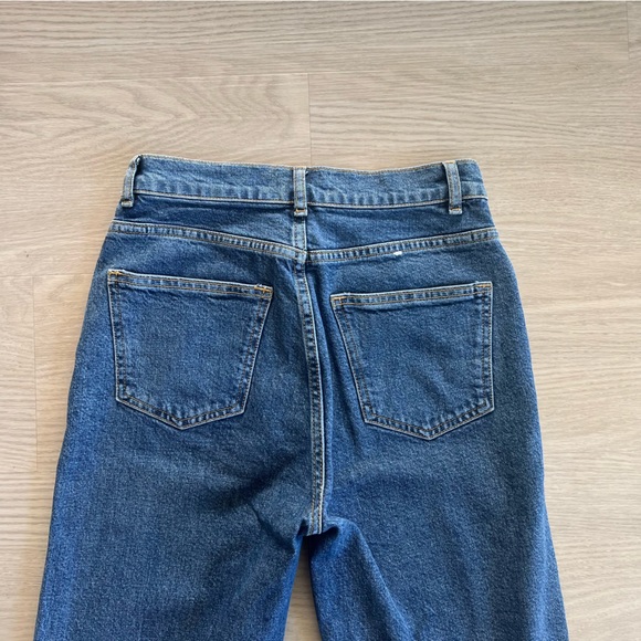 & Other Stories High Waist Tapered Leg Jeans 100% Cotton Sz 27 Stockholm Atelier - Picture 10 of 11